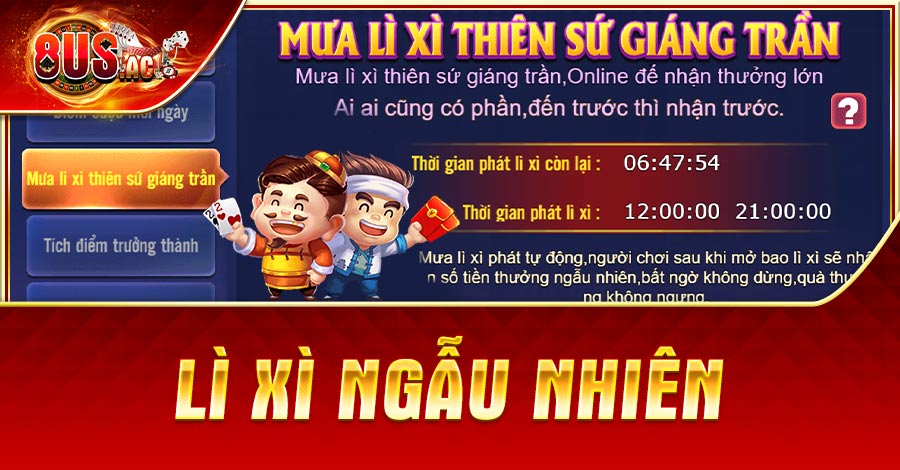 Lì xì ngẫu nhiên 8US