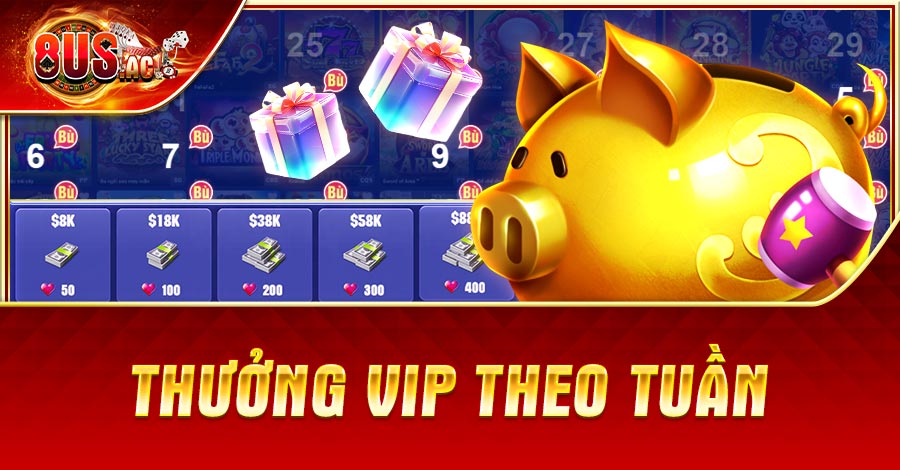 Thưởng VIP theo tuần