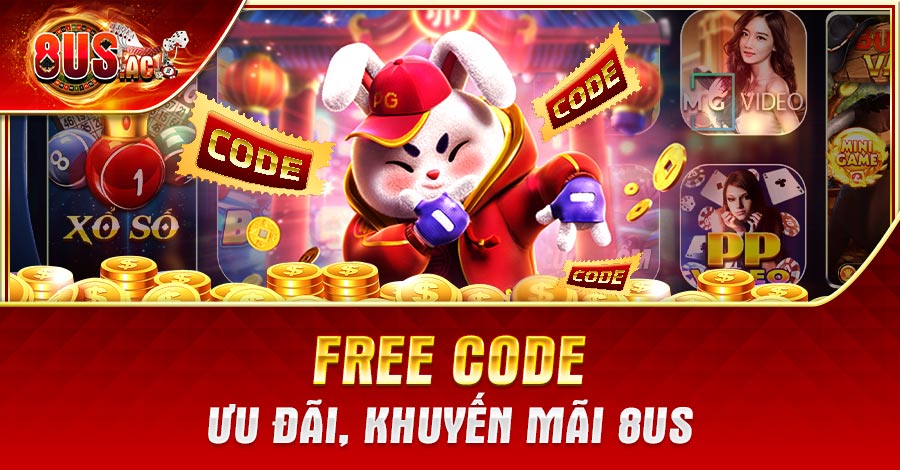 Ưu đãi, khuyến mãi 8US free code