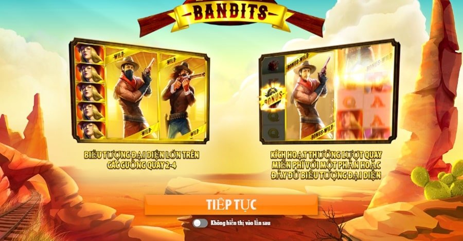 Cash Bandits 3 là tự Slot theo phong cách cao bồi miền Tây của nước Mỹ